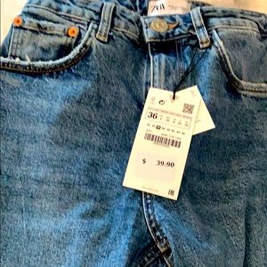 Brand new w/tags Zara Hi-rise ankle length jeans
